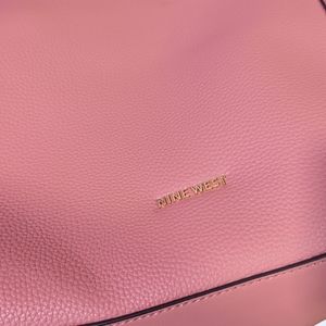 Nine West pink leather purse new vintage